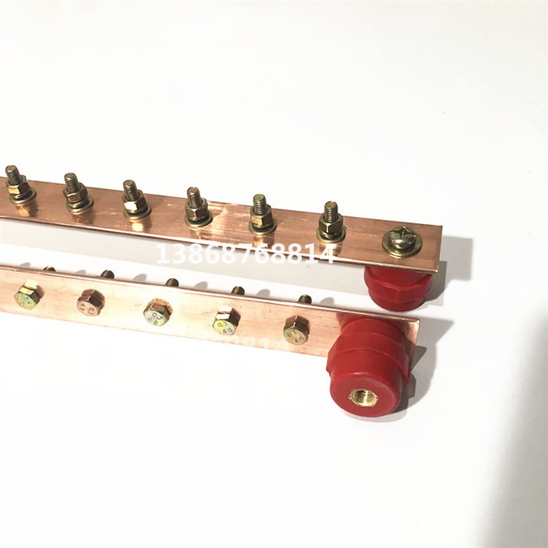 机房汇流排机架式汇流排机柜铜排19英寸标准接地铜排防雷接地铜排