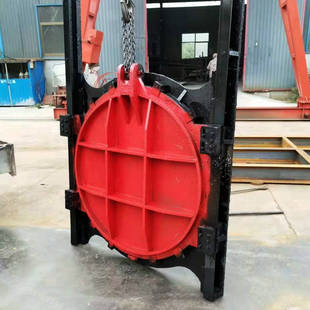 河道铸铁圆闸门铸铁镶铜双止水圆闸门水坝钢制闸门叠梁闸门闸板