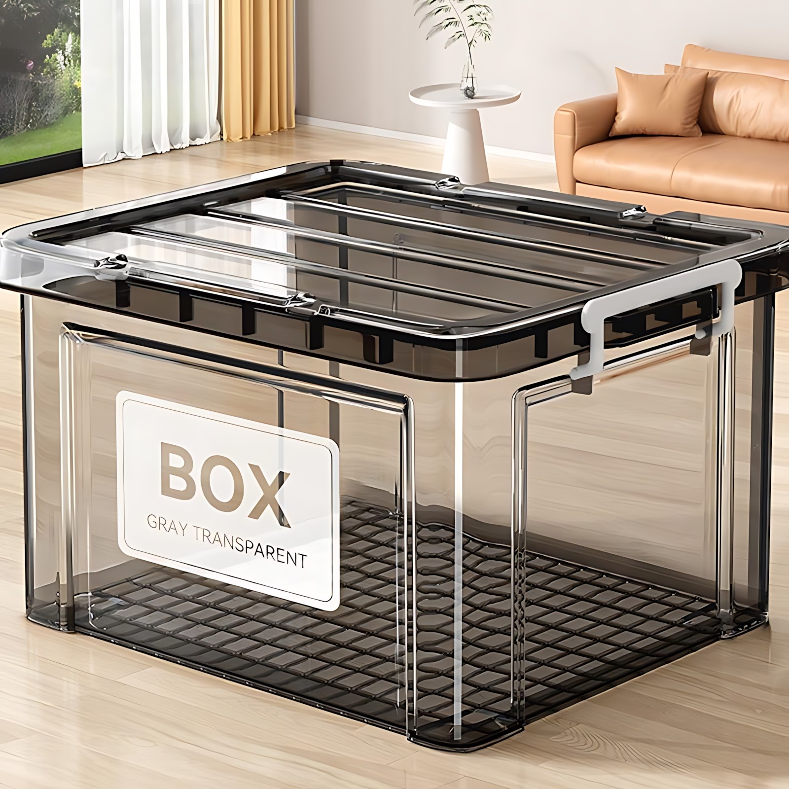 日本透明收纳箱整理箱玩具零食储物神器超大容量置物箱子收纳盒筐,收纳整理,收纳箱,淘宝优惠券,粉丝福利购,淘宝优惠卷