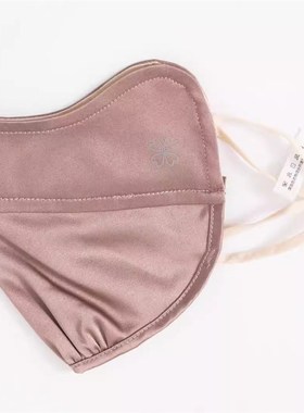 桑蚕丝脸基尼!真丝m纯色透气防晒面罩防紫外线遮阳口罩女Y11199