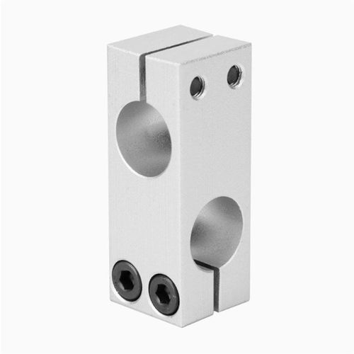 支柱固定夹 同径平行夹 光轴固定夹F 同方向钢管圆管固定架连接件