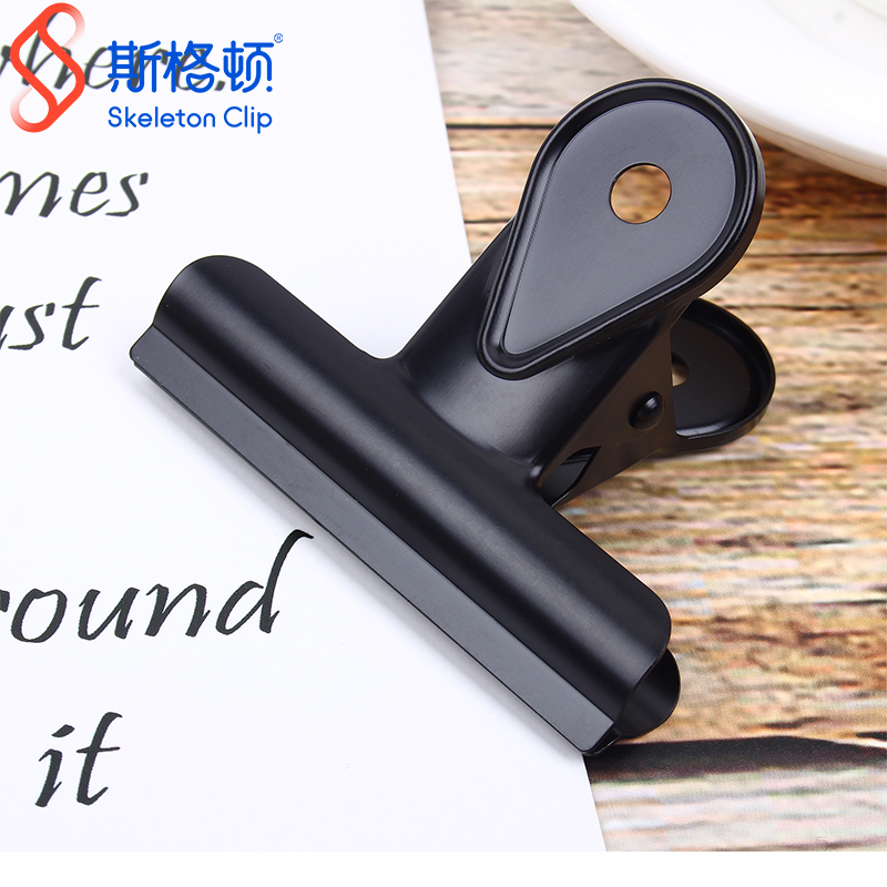 怀旧复古电镀水滴票据文件夹子财务收纳办公用文具用品票夹日系风