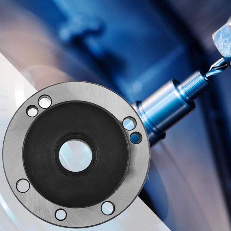 高精度ER32-D80 nER40ER50夹头座三孔七孔D100 125法兰盘代替卡盘