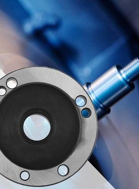 高精度ER32-D80 nER40ER50夹头座三孔七孔D100 125法兰盘代替卡盘