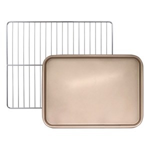 不锈钢蒸烤盘适用海氏S75/C76升不沾烤盘75L升风炉烤箱烧烤网架