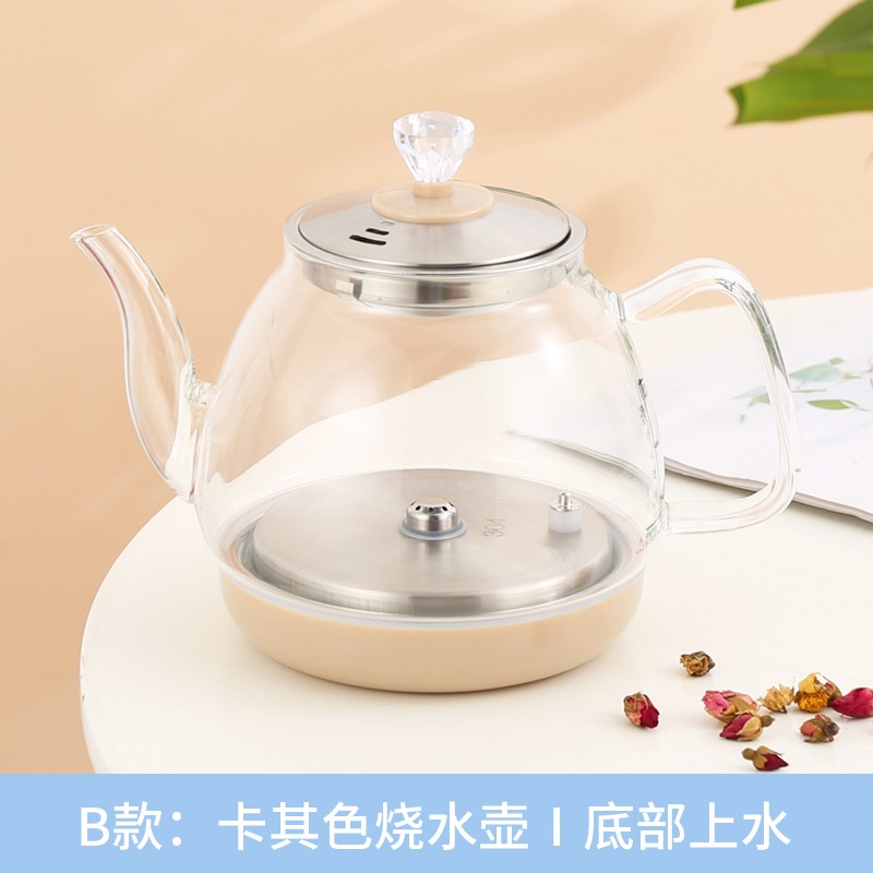 全自动底部上水玻璃不锈钢烧水壶茶吧机涌泉式加热壶专用配件单壶