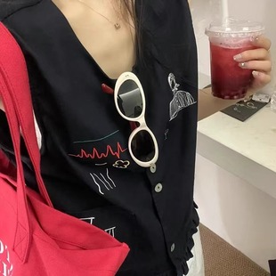 防走光宽松2025新款 亚麻刺绣设计感吊带背心女内搭无袖 上衣百搭薄