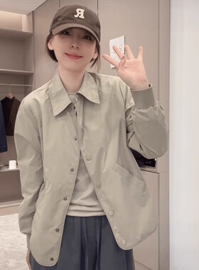 冲锋衣洋气短外套女2025新款小个子时尚防晒休闲显瘦夹克棒球服薄