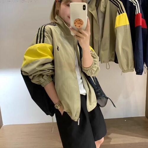 美式运动风棒球服短外套女高级感