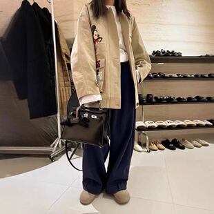 韩系卡通工装夹克外套女2025新款韩国东大门宽松时尚设计感上衣潮