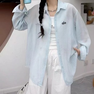 防晒衣2025新款 亚麻高级感polo领衬衫 防紫外线凉感轻薄防晒服外套