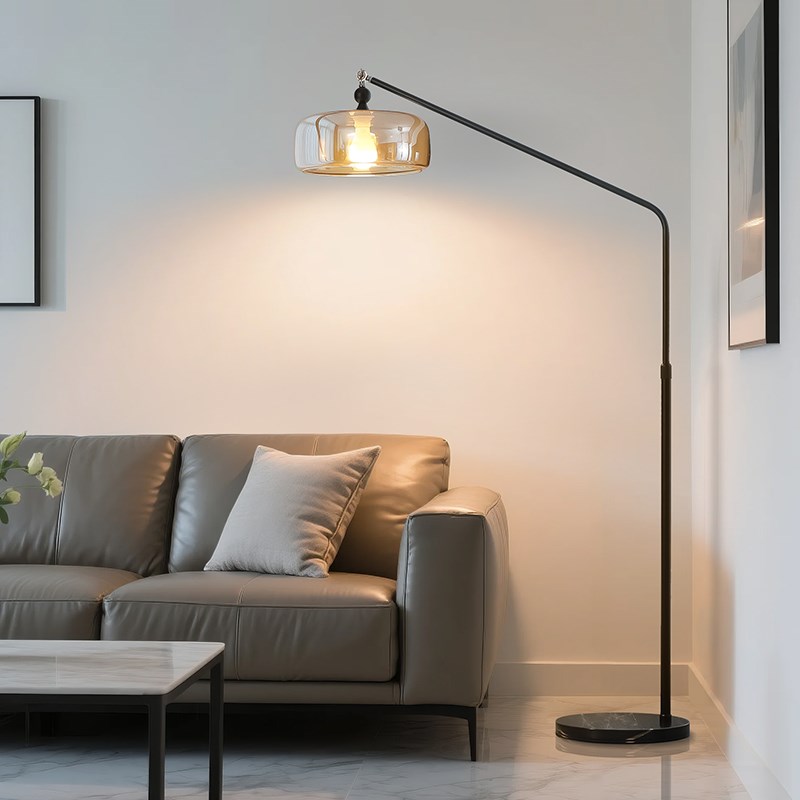 新款钓鱼灯落地灯客厅沙发旁边高级氛围感摆件意式极简轻奢风现代