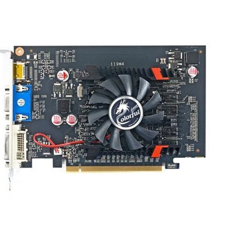 2手铭瑄七彩c虹GT610 GT620 GT520 512M 1G 2G D3低功耗 显卡HDMI