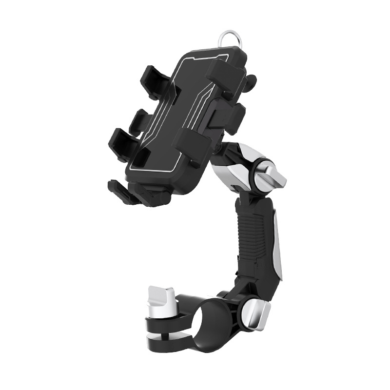 电动车手机架外送机车户外骑行登山自行车防震导航手机支架