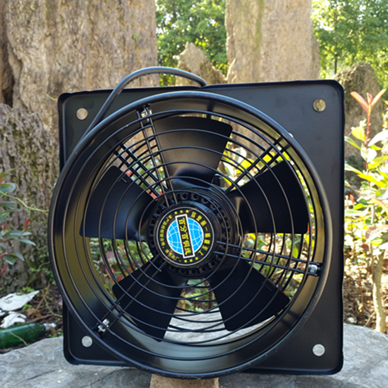 方形外转子轴流风机22p0v厨房排烟管道通风机工业机柜散热风扇380