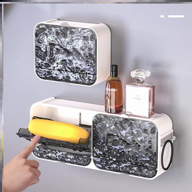 创意沥水肥皂盒家用轻奢高档浴室厕所香皂碟网红香皂收纳架