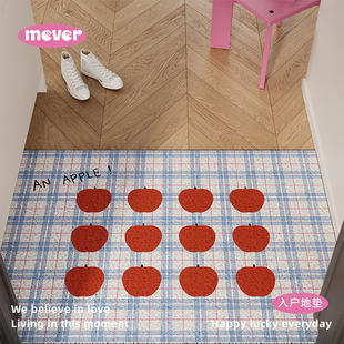 韩式 子入户地垫丝圈防滑脚垫进门玄关门口门外地毯可裁剪 ins风格