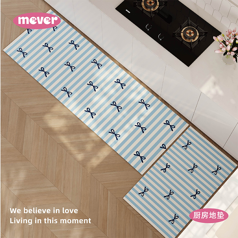 韩式可定制吸水吸油防滑厨房地垫