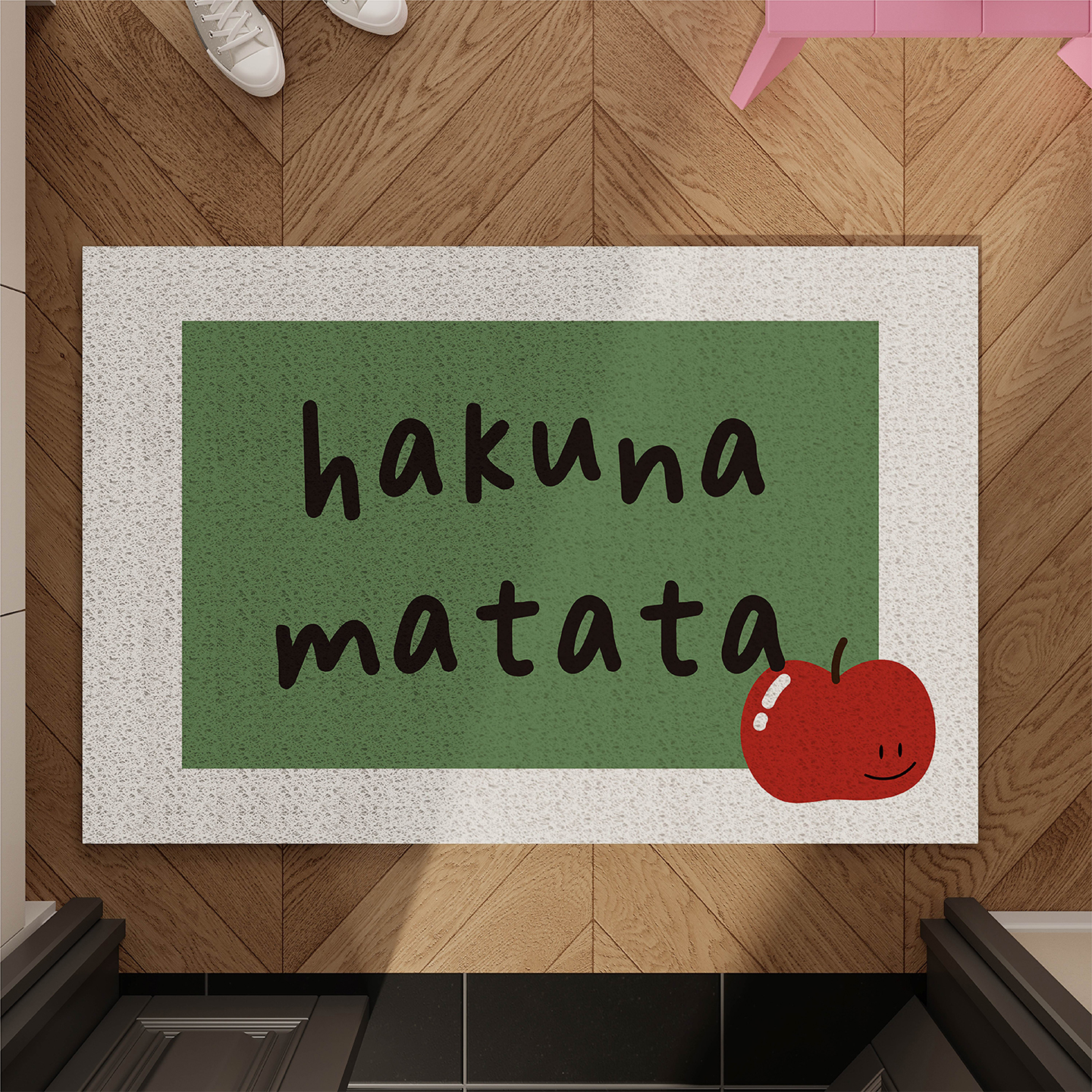 北欧简约ins风入户地垫丝圈防滑