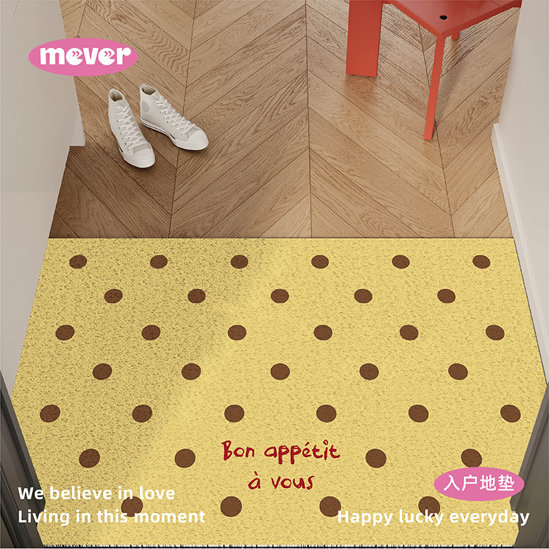 韩式入户地垫丝圈防滑耐脏脚垫子