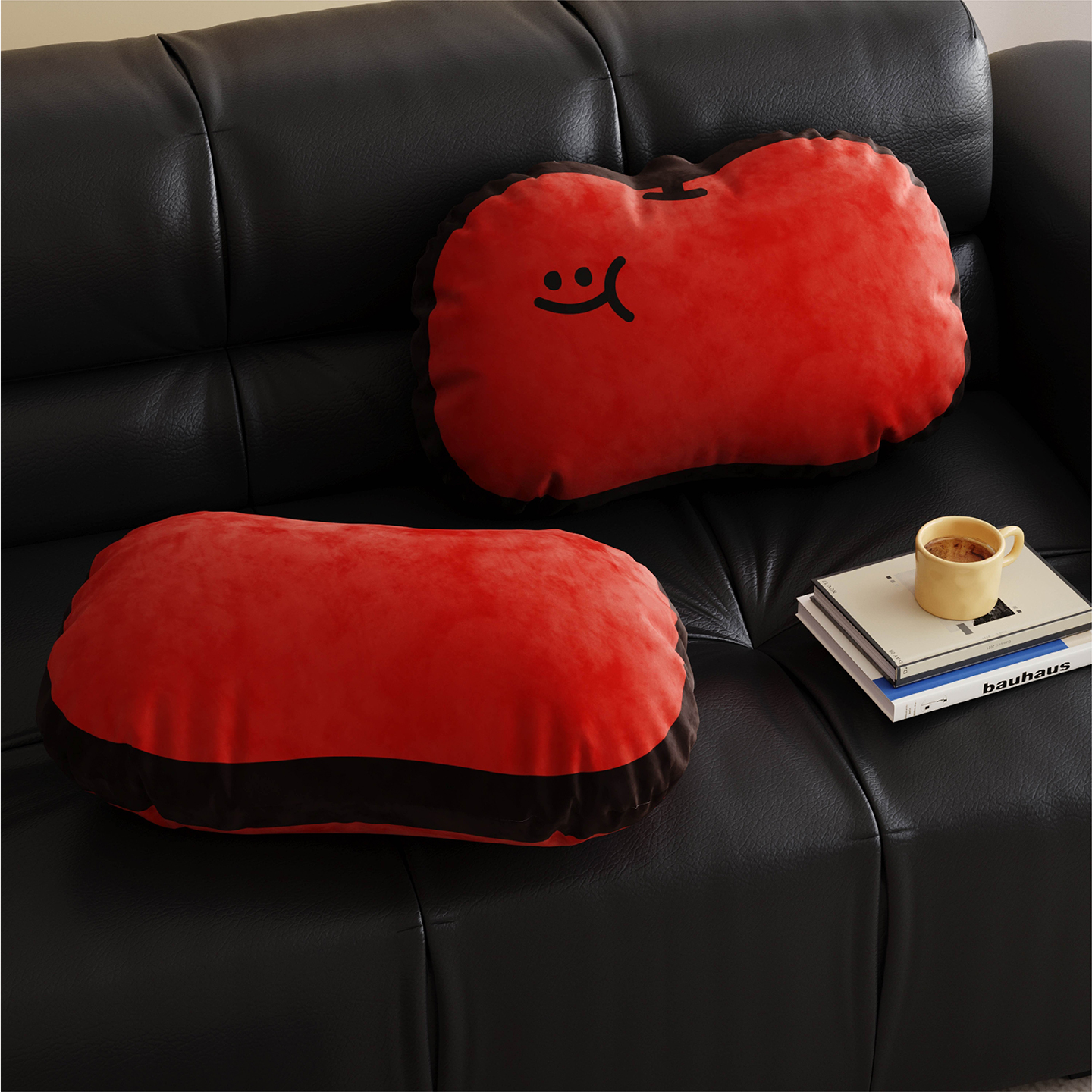 多巴胺喜庆红苹果玩偶抱枕腰靠枕