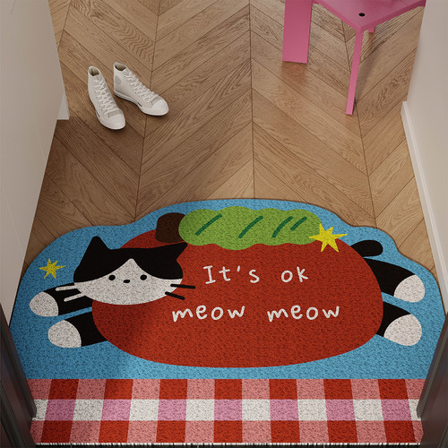 多巴胺卡通入户地垫丝圈防滑耐脏