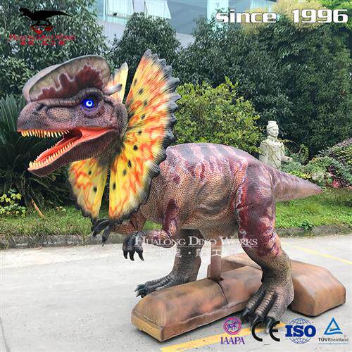 年新春新品引流仿真恐龙遥控行走的双冠龙会动会叫可互动