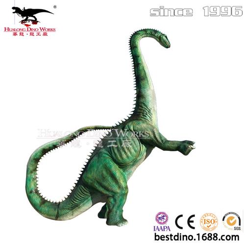 自贡华龙科技大型仿真恐龙动物模型工厂生产厂家电动梁龙骨架