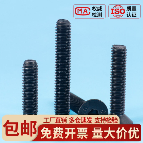 碳钢反牙沉头高强度10.9级