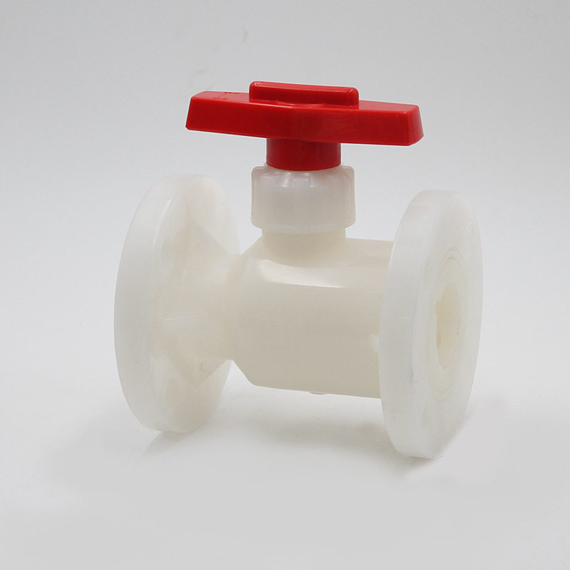 Q41F-10F法兰球阀 PVDF聚偏二氟乙烯整体球阀DN40 50 65 80 100