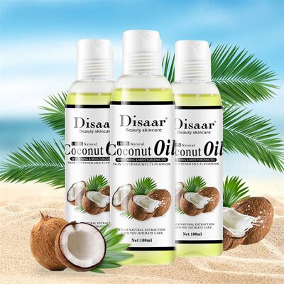 网红Coconut oil base oil skin care face facial massage brigh