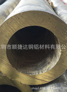 大口径薄壁锡青铜管 QSN555高强度耐磨空心锡青铜管 130*110mm