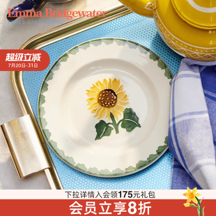 Bridgewater陶瓷向日葵 Emma 6.5英寸盘家用釉下彩emmabrigewater