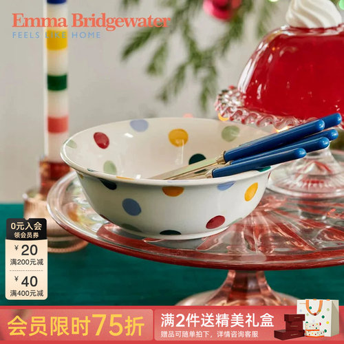 Emma波点系列麦片碗麦片碗