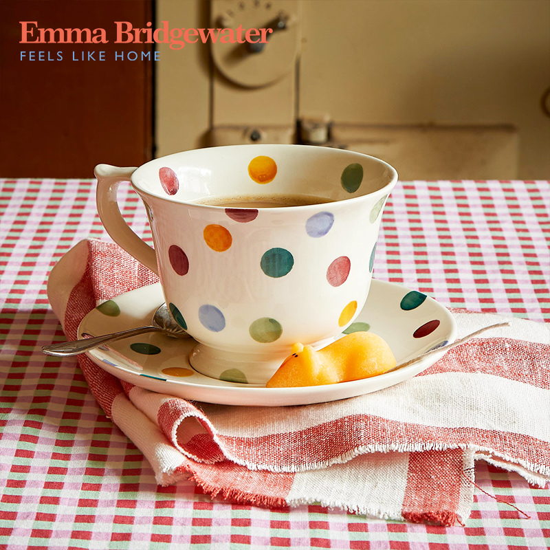 Emma杯碟套组釉下彩陶瓷