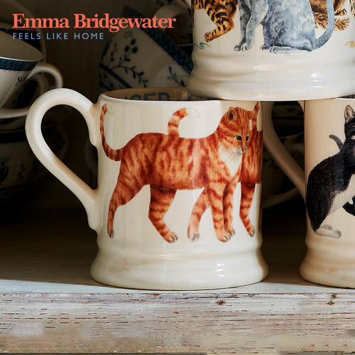 emma橘猫中号马克杯水杯