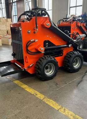 现货380型滑移装载机履带/轮式多用装载机室内破碎清理