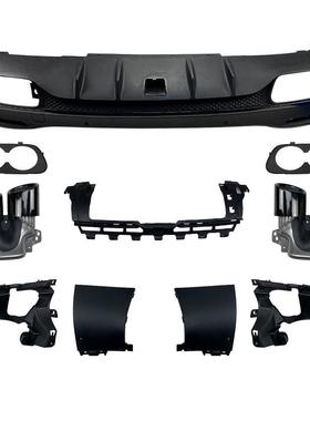 适用奔驰GLEV167GLE350GLE450升级GLE53AMG后唇尾唇尾喉改装