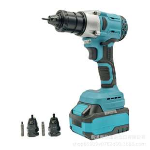 拉母拉帽气动锂电拉姆螺丝电动压铆拉铆抢充电全自动螺母枪