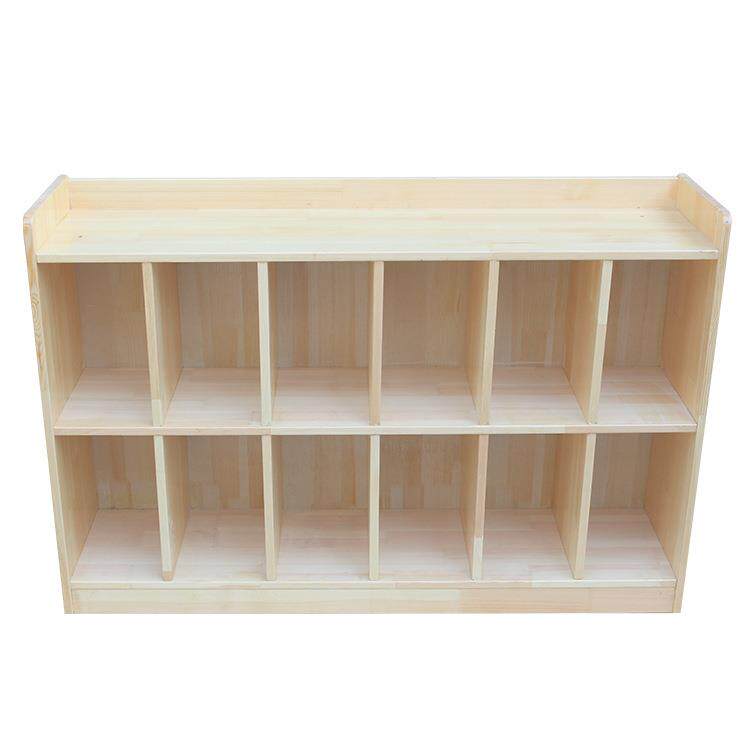 幼儿园木质书包柜实木儿童玩具柜玩具架收纳架儿童房