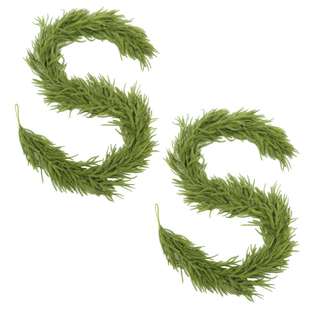 仿真福克诺松软胶手感松针花环圣诞花环圣诞节装饰门挂藤环