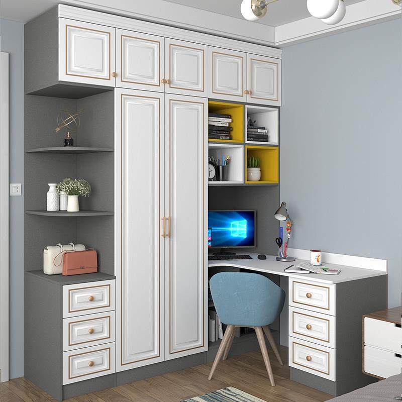转角书桌电脑桌衣柜书架书柜组合一体桌卧室写字桌衣柜多功能组装,畜牧/养殖物资,畜牧/养殖器械,淘宝优惠券,粉丝福利购,淘宝优惠卷