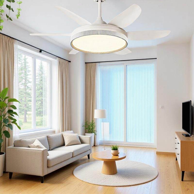 风扇灯直销吊扇灯餐厅客厅卧室家用吸顶灯风扇吊灯一体大尺寸