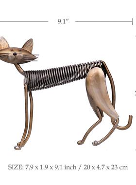 主推款TOOARTS趴地弹簧猫弹簧站猫弹簧坐猫创意家居摆件工艺品