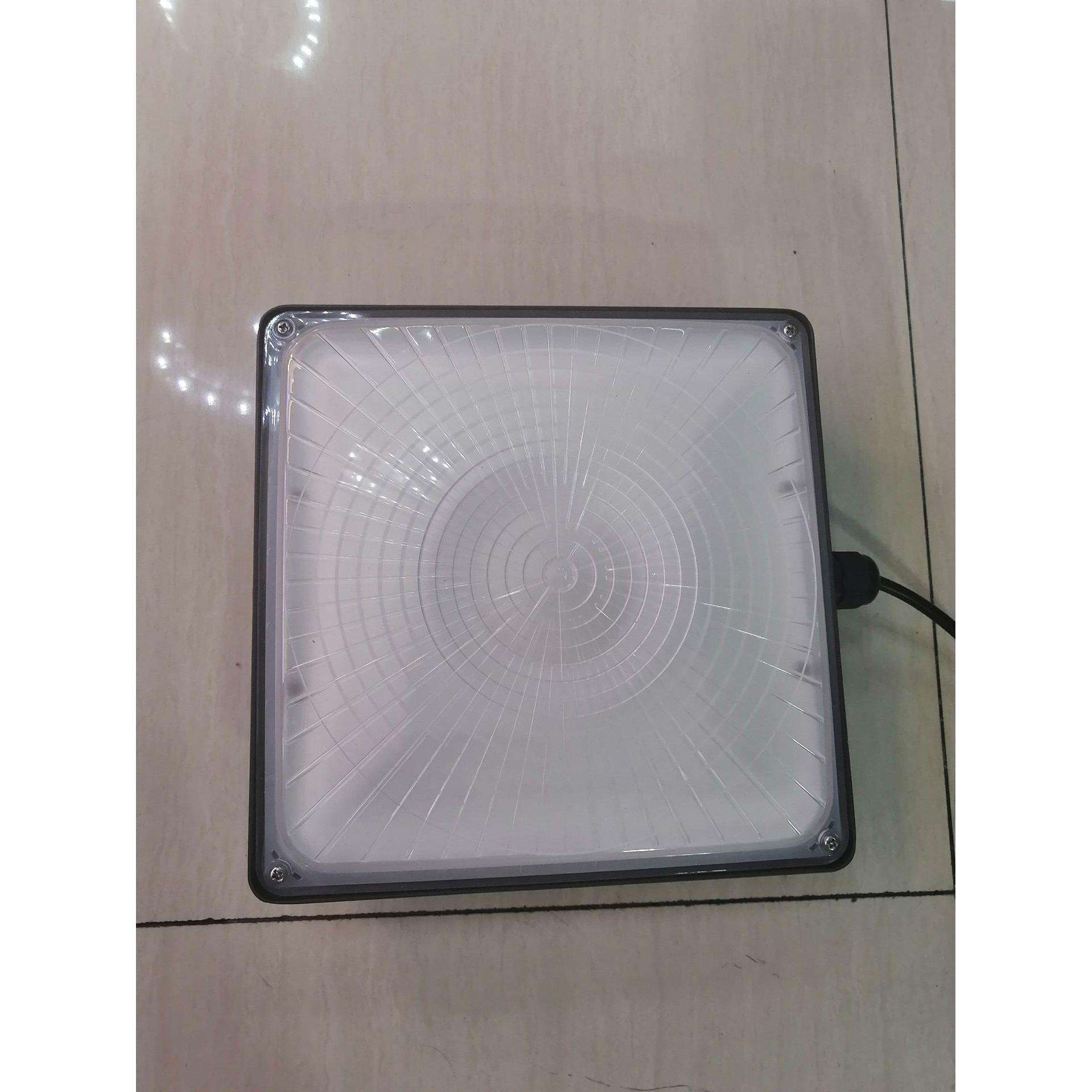 新款户外LED天花灯油站灯隧道灯天棚工矿灯50W100WLED天花灯工厂