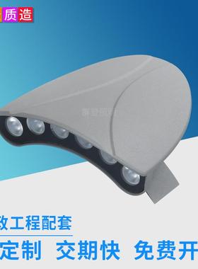户外亮化工程防雨DMX512外控led瓦片灯古建筑凉亭6W瓦楞灯