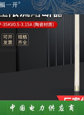 XRNP6-35~40.5KV/0.5A 1A 2A 3A 5A 高压熔断器 安装尺寸40*440mm