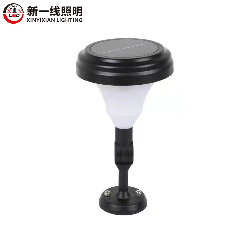 太阳能柱头灯/地插灯柱子灯别墅庭院灯室外防水LED外墙2W灯柱超亮