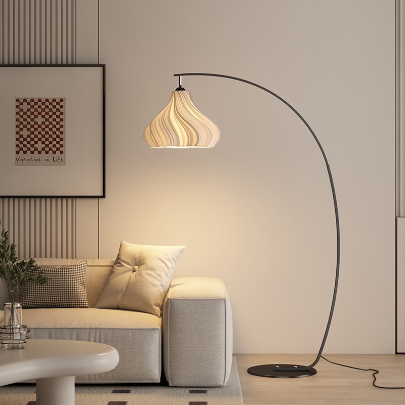 意式极简钓鱼落地灯客厅设计款轻奢高级感沙发墙角房间卧室氛围灯