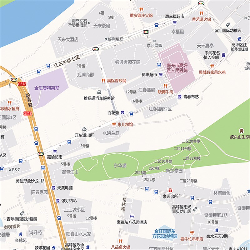 2023新款南充市地图贴图办公室挂图高清防M水墙壁贴超大装饰画定